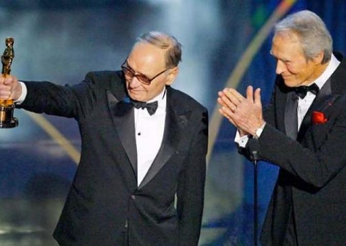 PIERPAOLO LA ROSA da Los Angeles, Oscar consegnato a Ennio Morricone