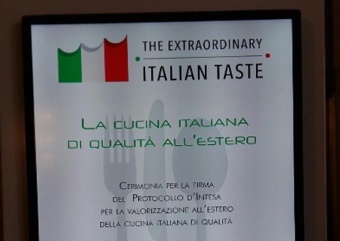 Vincenzo De Luca, Direttore Generale per la Promozione del sistema Paese  della Farnesina: The Extraordinary Italian Taste