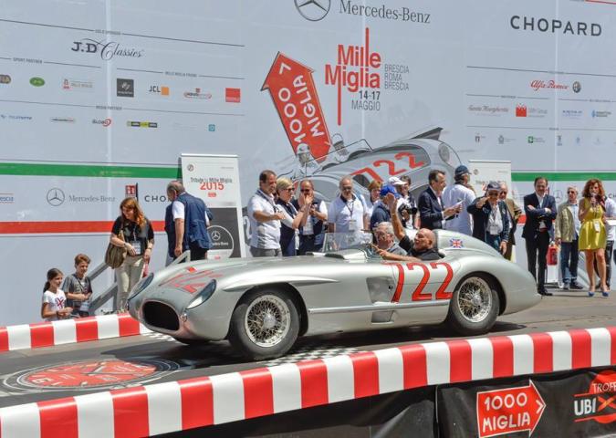 GERONIMO LA RUSSA Presidente dell’Automobile club Milano, conclusione della Mille Miglia