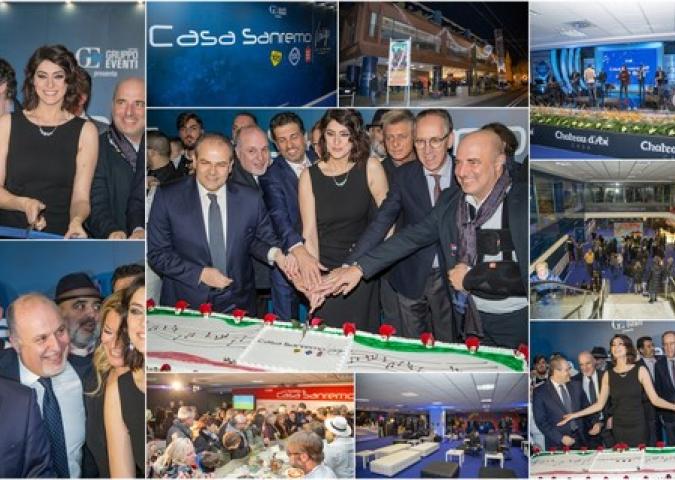 VINCENZO RUSSOLILLO Patron di Casa Sanremo, l'inaugurazione 