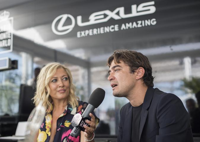 RICCARDO SCAMARCIO Ospite di Rosaria Renna dalla Lexus Lounge Lido