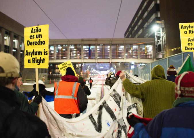 La carovana dei migranti verso gli USA.