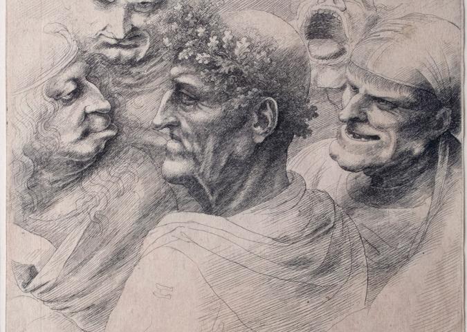 LEONARDO disegnato da HOLLAR
