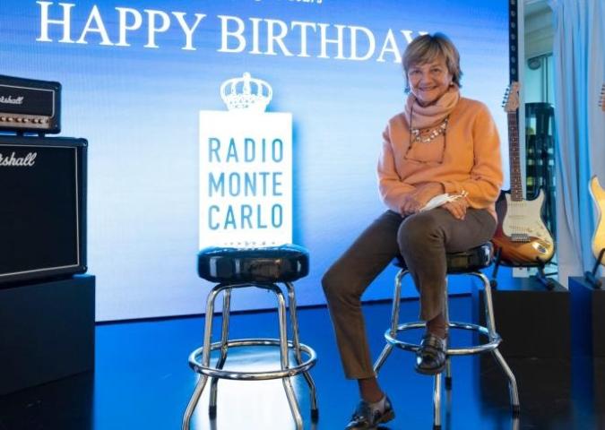 Gli auguri di Luisella per Radio Monte Carlo