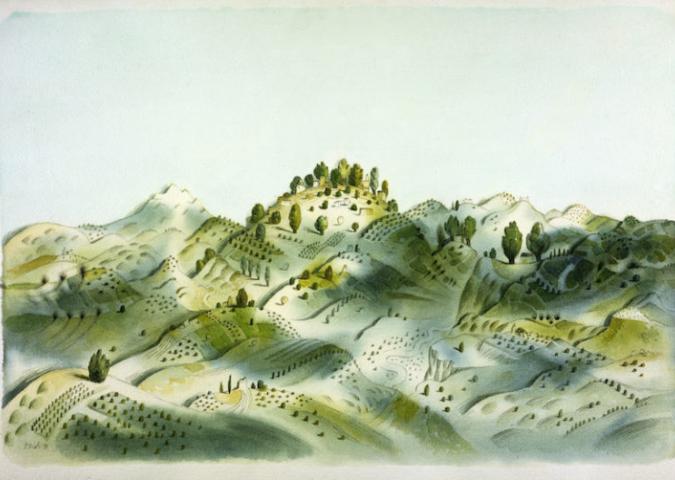 L'infinito paesaggio di Tullio Pericoli