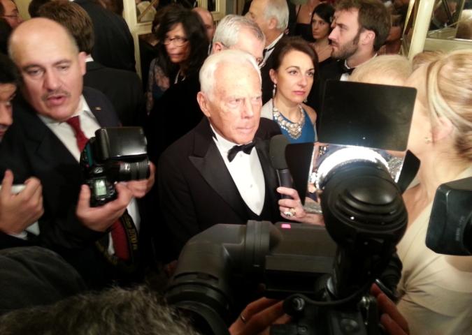 GIUSI FERRE’, polemica sulla dichiarazione di Giorgio Armani ai gay “Non vestitevi da omosessuali”