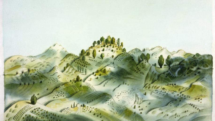 L'infinito paesaggio di Tullio Pericoli