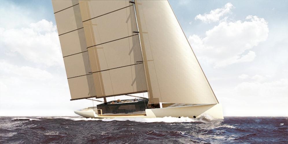 Lo Yacht in vetro con oceano a vista
