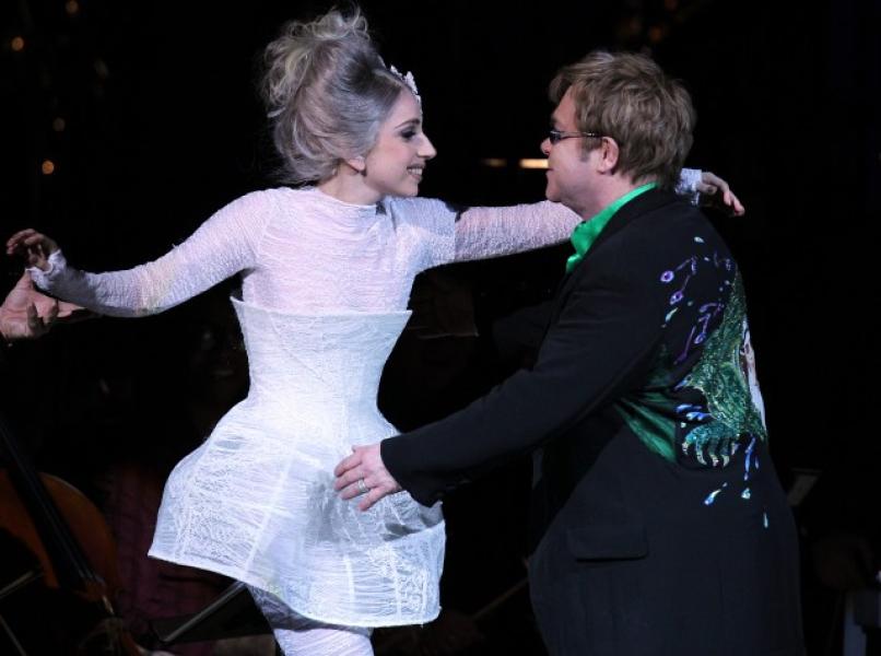 Elton John e Lady Gaga