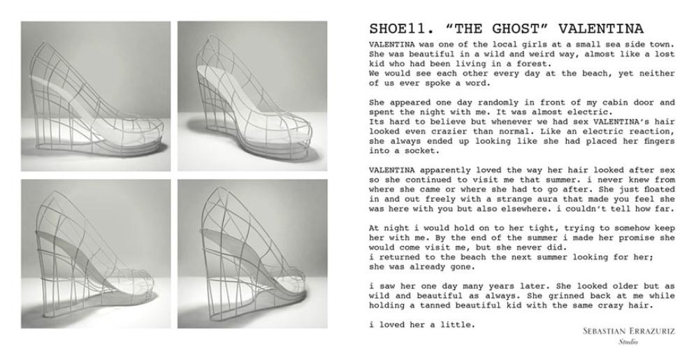 Le scarpe-scultura del designer Sebastian Errazuriz