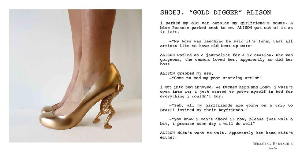 Le scarpe-scultura del designer Sebastian Errazuriz 
