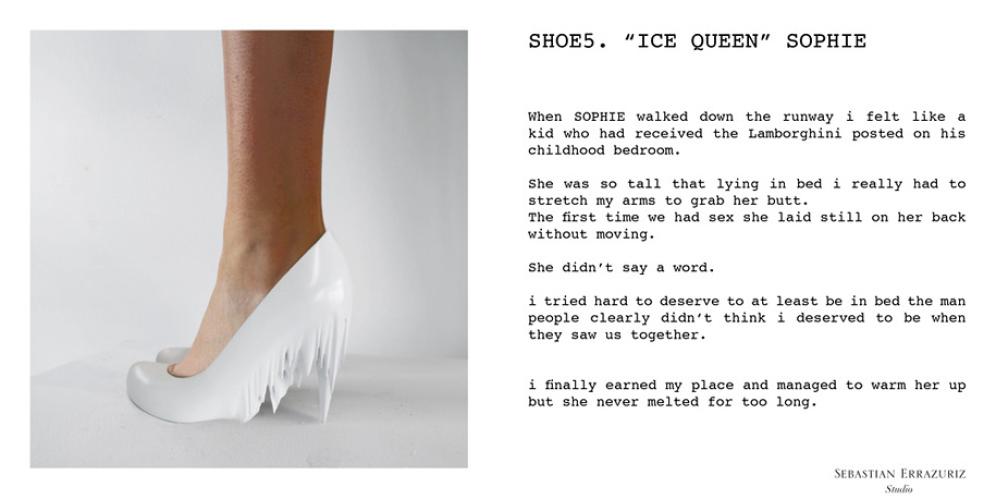 Le scarpe-scultura del designer Sebastian Errazuriz 