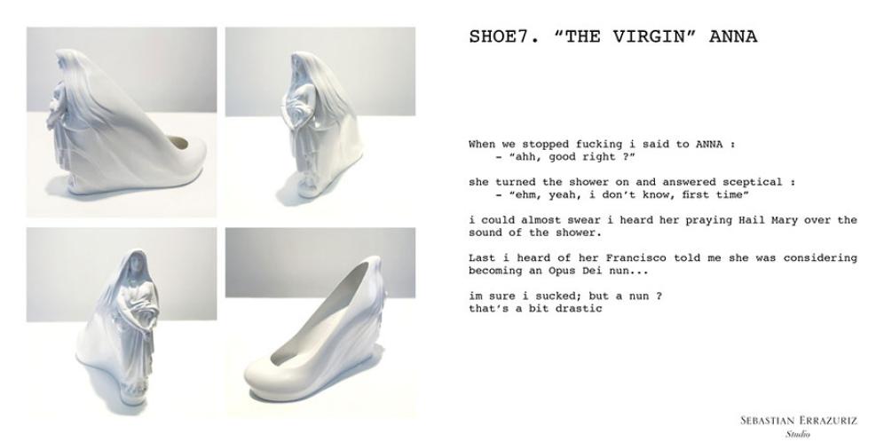 Le scarpe-scultura del designer Sebastian Errazuriz 