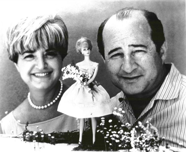 La creatrice di Barbie con il marito