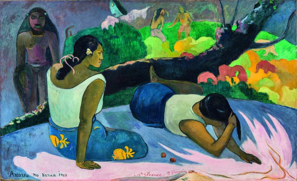 Donne tahitiane sdraiate