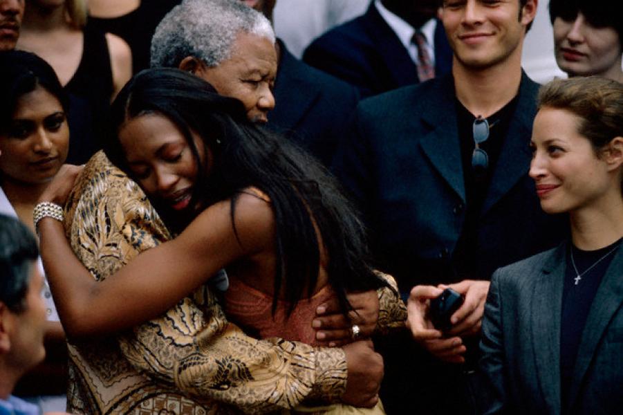 Con Nelson Mandela