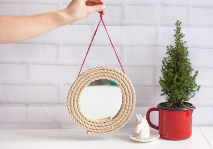 2.	Uno specchietto può trasformarsi in decorazione. 