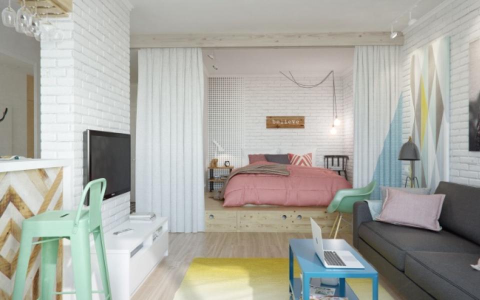 24.	Nascondere il letto. 