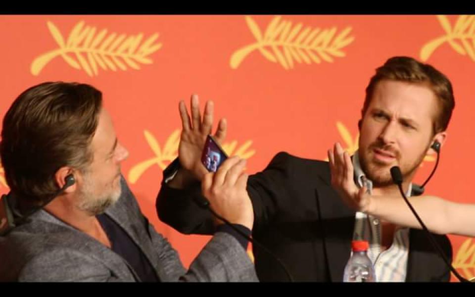 Russel Crowe e Ryan Gosling scherzano tra di loro!