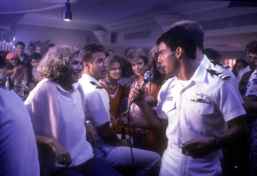 4.	La scena d’amore tra Tom Cruise e Kelly McGillis è stata realizzata in post produzione.
