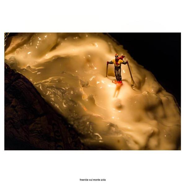 Freeride sul monte Zola (foto da Instagram)