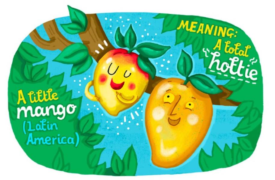 "Sei un piccolo mango"