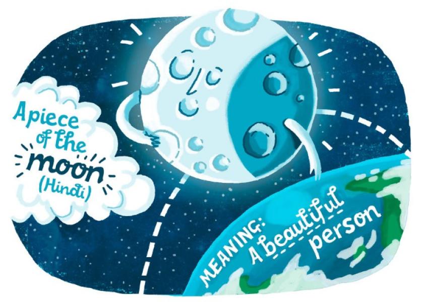 "Sei un pezzo di luna"