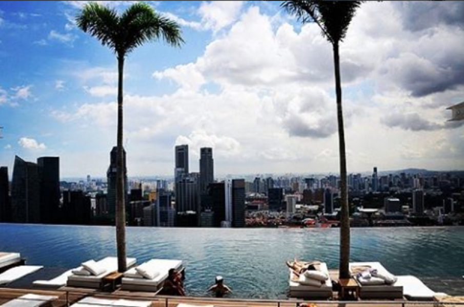  Marina Bay Sands Hotel - Marina Bay, Singapore.