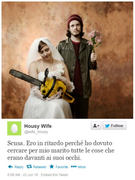 Lei sa sempre dove sono i calzini.
