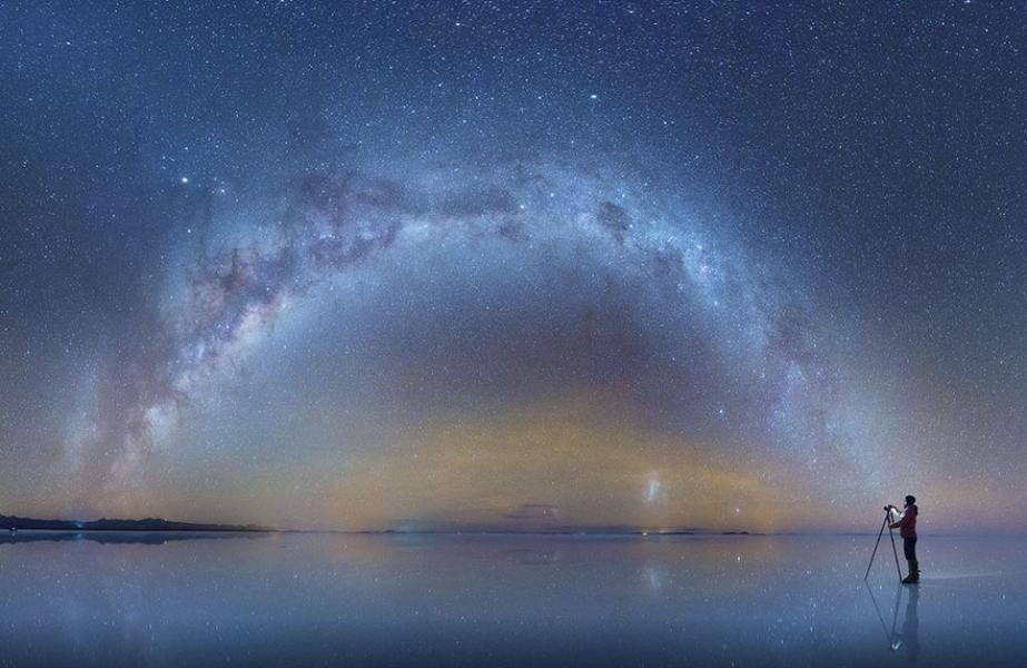 La Via Lattea immortalata da Kordan