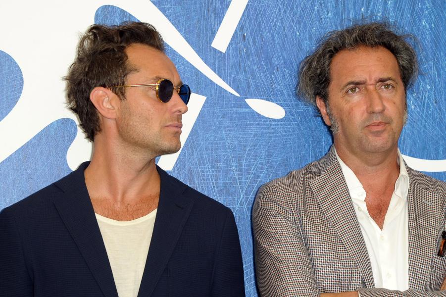 Paolo Sorrentino e Jude Law 