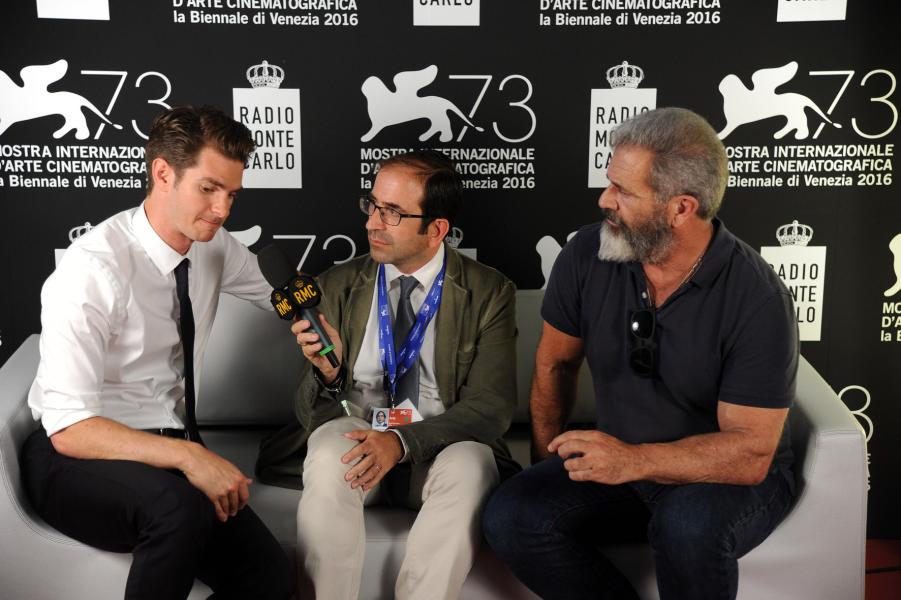 Mel Gibson, Andrew Garfield e Pierpaolo La Rosa