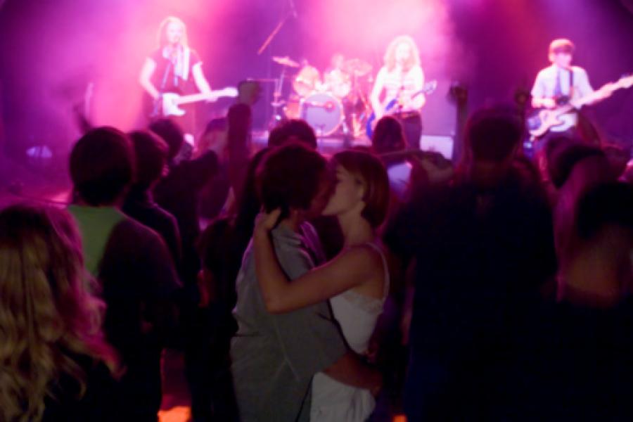A un concerto. 