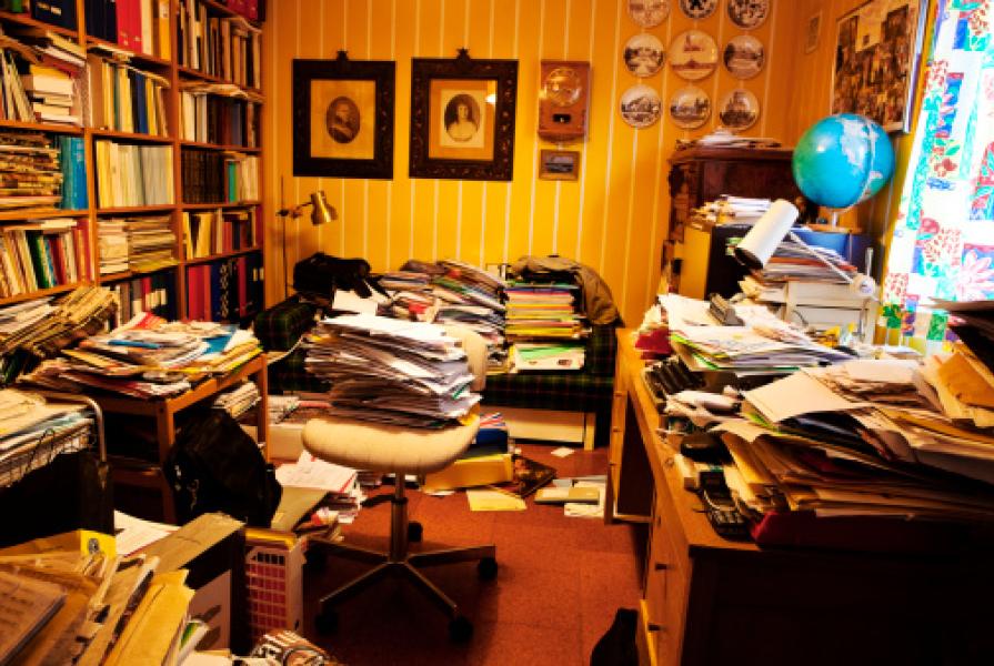 3. Quando si rende conto che può lasciare casa in disordine… 
