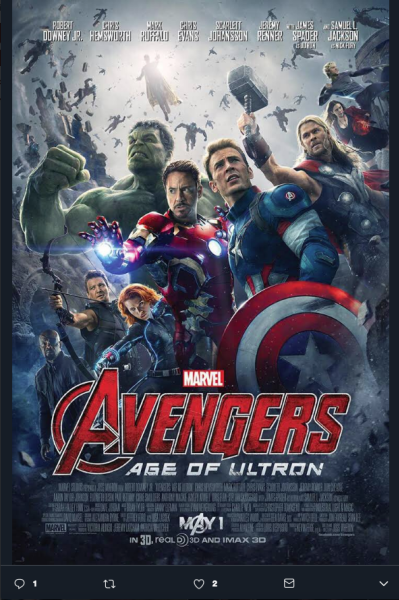  8. Avengers: Age of Ultron (2015)