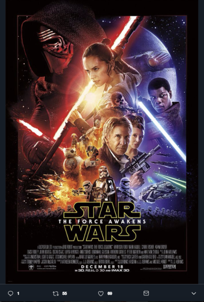 3. Star Wars: il risveglio della Forza (2015)  