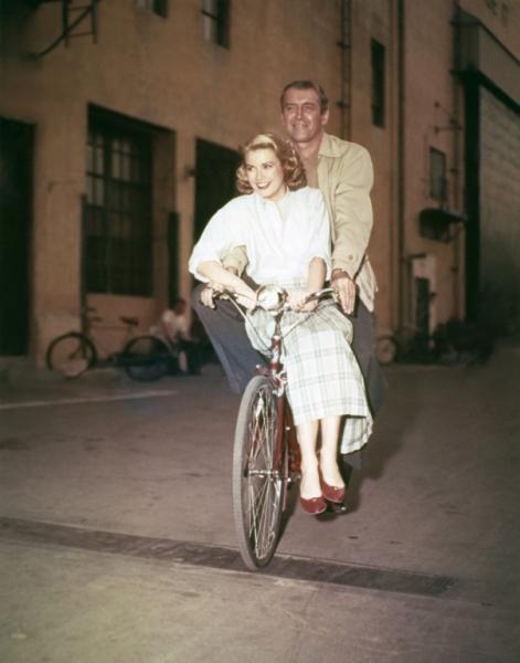 On the set of Rear Window