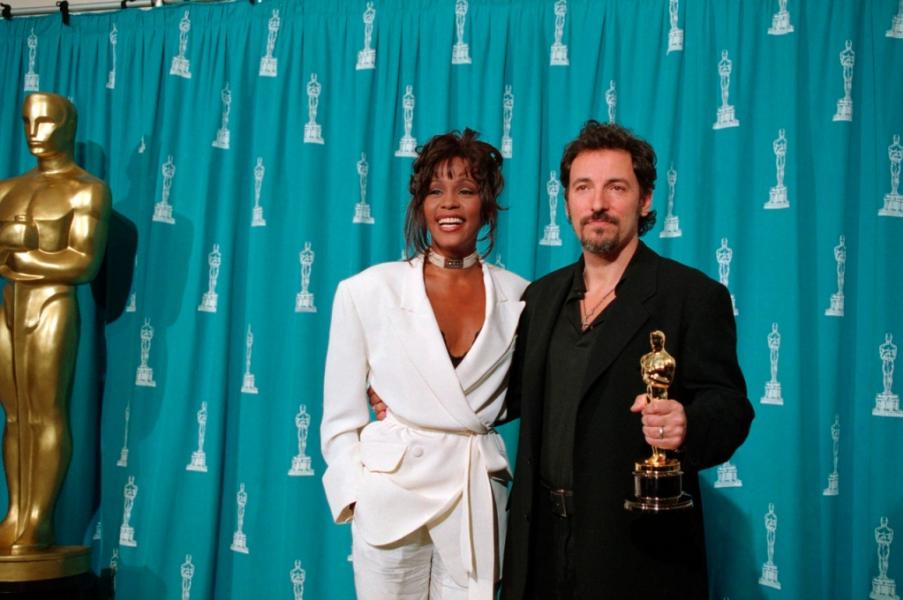 Whitney Houston e Bruce Springsteen and His Oscar