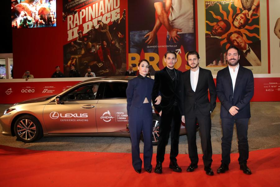 Marianna Fontana, Francesco Di Napoli, Andrea Arcangeli e Director Matteo Rovere