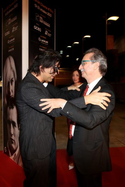 Director Fatih Akin e Gianluca Farinelli