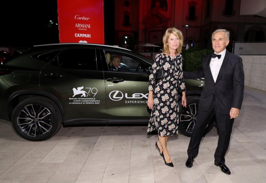 Judith Holste e Christoph Waltz