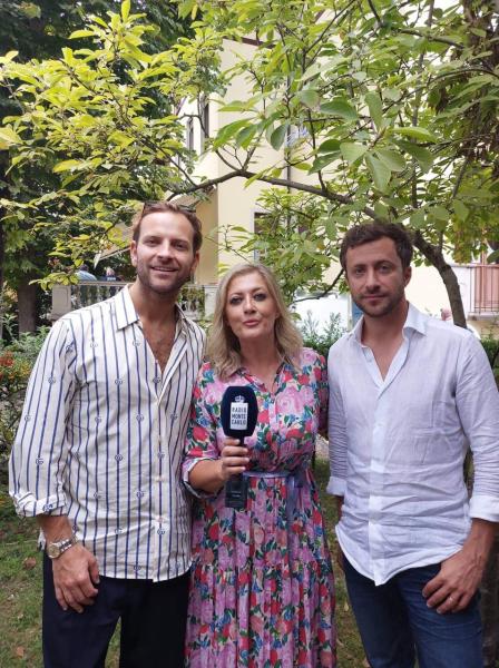 Rosaria Renna, Alessandro Borghi e Francesco Carrozzini