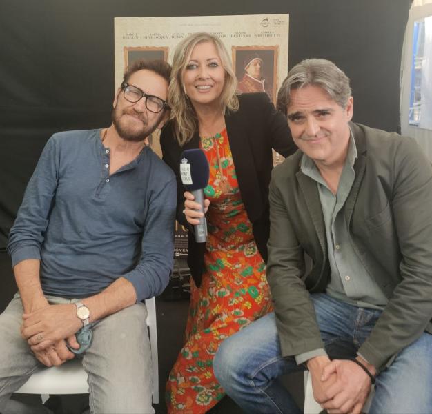 Rosaria Renna, Marco Giallini e Edoardo Falcone