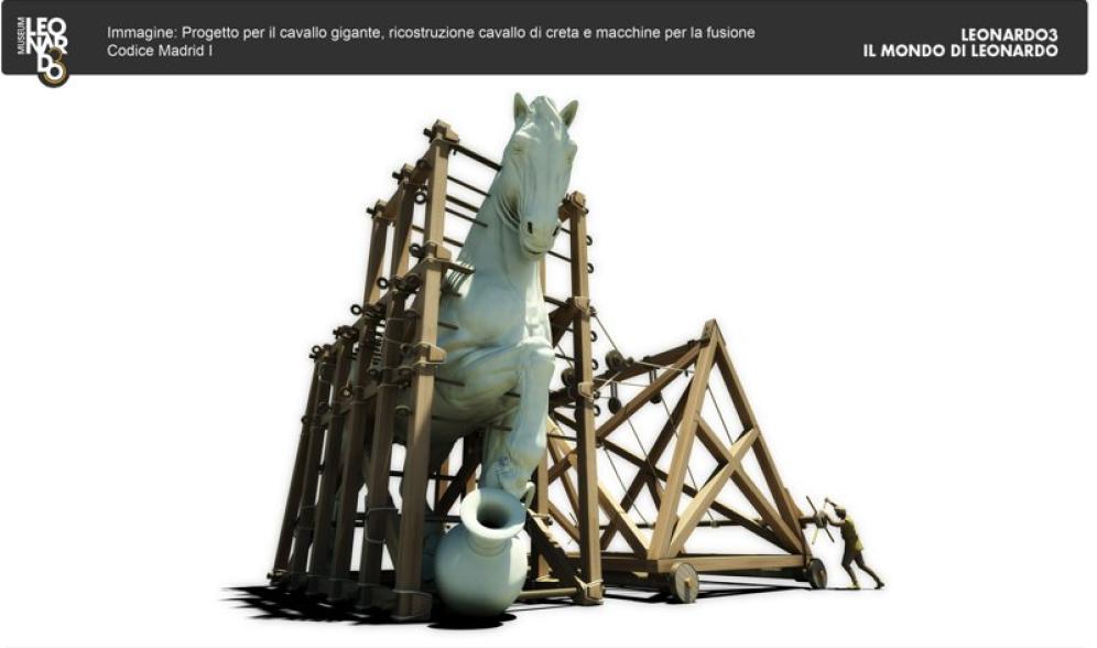 Leonardo - Cavallo gigante 3D