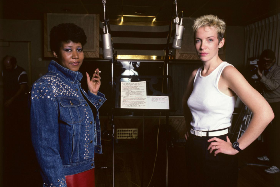 Annie Lennox e Aretha Franklin 