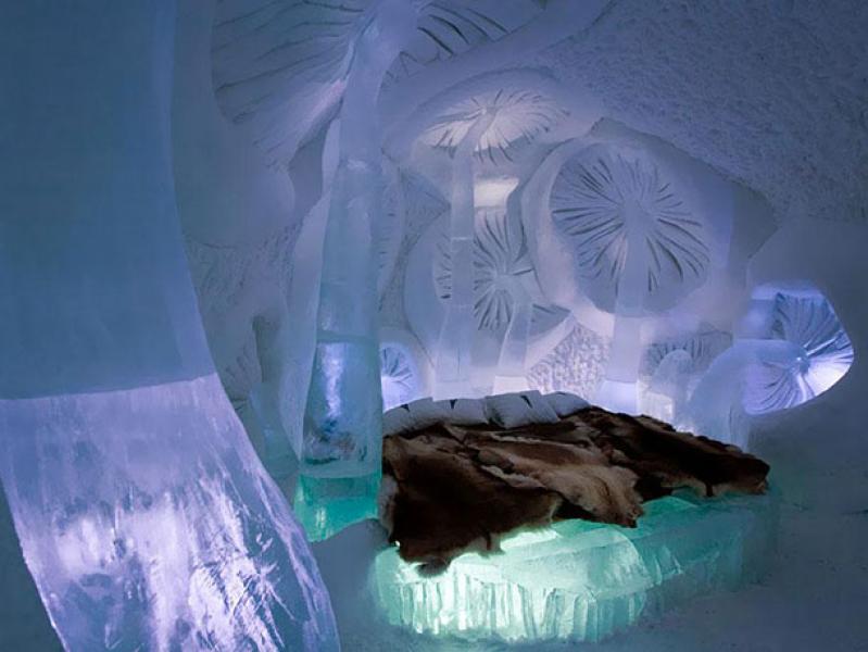 Ice Hotel in Jukkasjarvi, Svezia