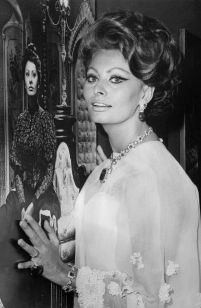 Sophia Loren At Museum Of Modern Art