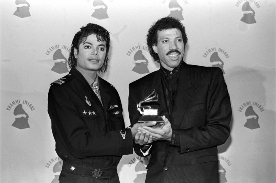 Jackson and Ritchie With Grammy