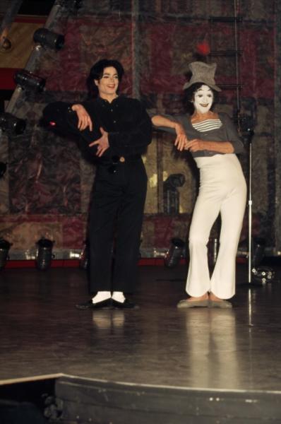 Michael Jackson and Marcel Marceau
