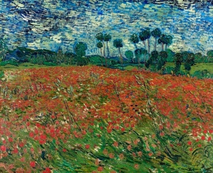 Poppy Field by Vincent van Gogh